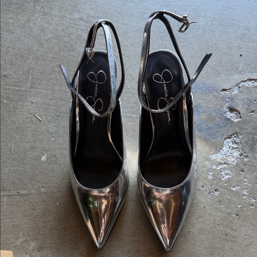JESSICA SIMPSON Silver Women's Shoes